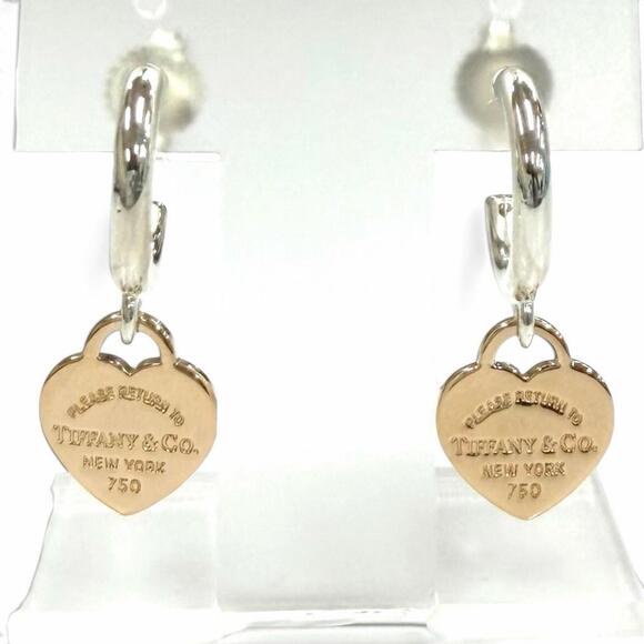 Tiffany & Co. Jewelry - TIFFANY Authentic Gold Heart Earrings